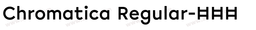 Chromatica Regular字体转换
